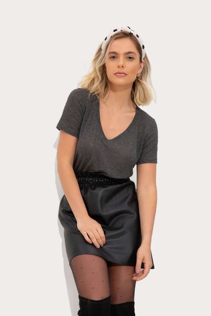 T-Shirt Soft Touch Decote V