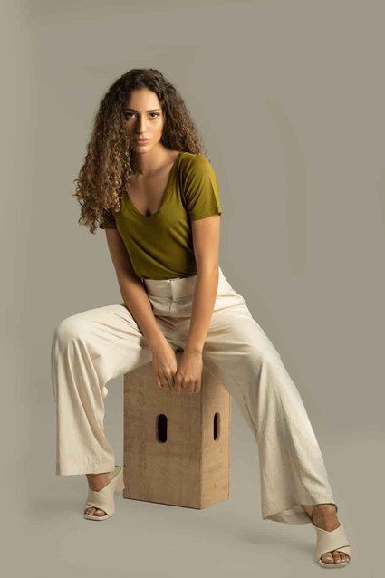 T-Shirt Soft Touch Decote V