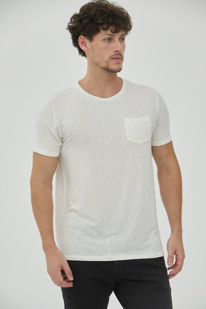 Camiseta Linen Pocket