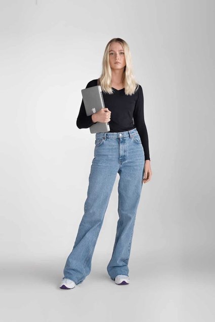 Camiseta Feminina Manga Longa Algodão Egípcio