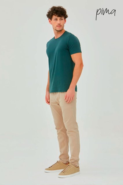 Camiseta Super Pima Interloque Gola C