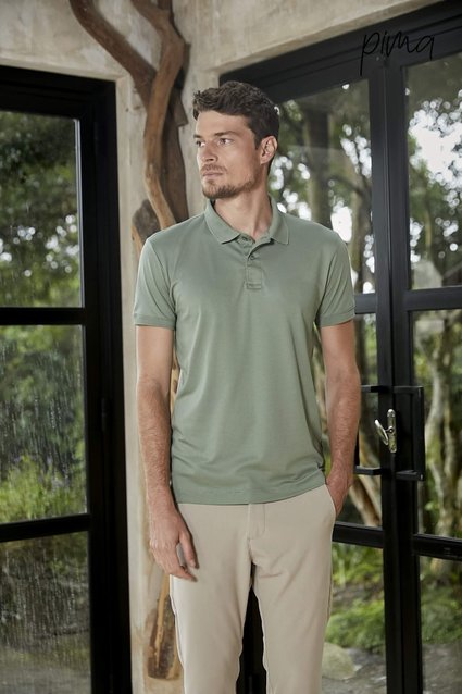 Camisa Polo Super Pima Interloque
