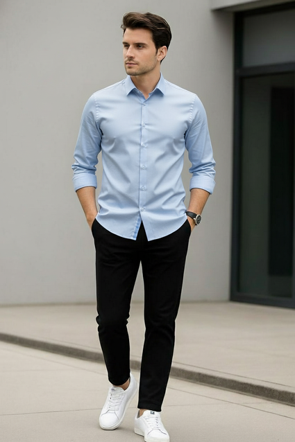 Camisa Social Algodão Egípcio