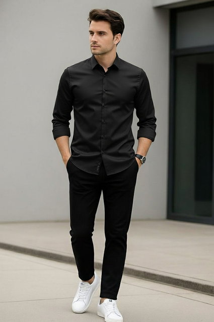 Camisa Social Algodão Egípcio