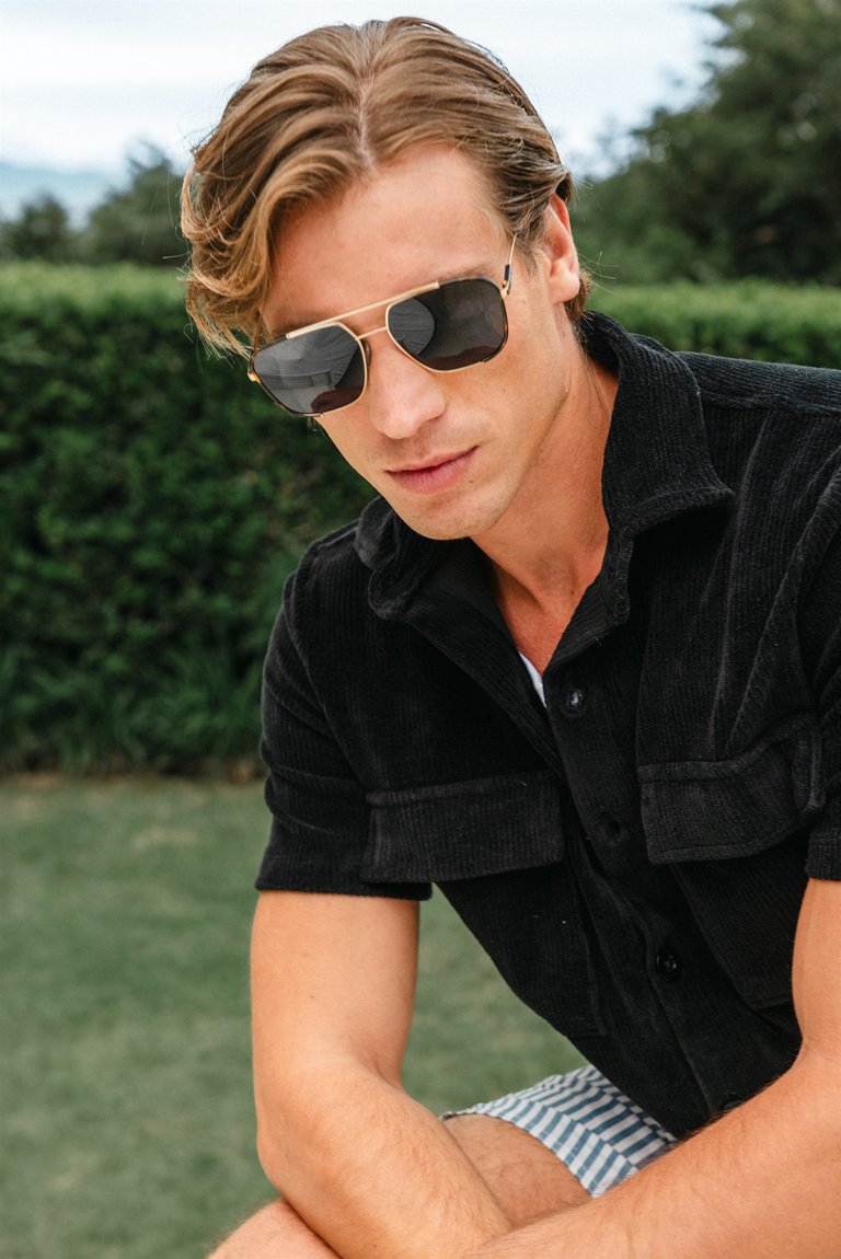 12 overshirt veludo cotele manga curta