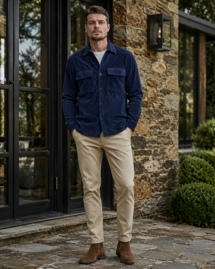 Overshirt Veludo Cotelê