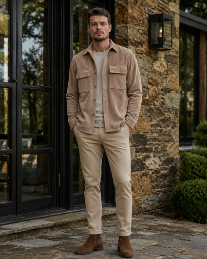 Overshirt Veludo Cotelê