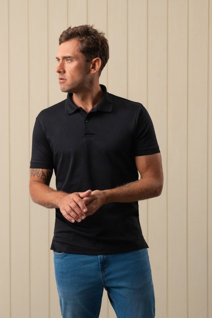 Camisa Polo Super Pima Interloque